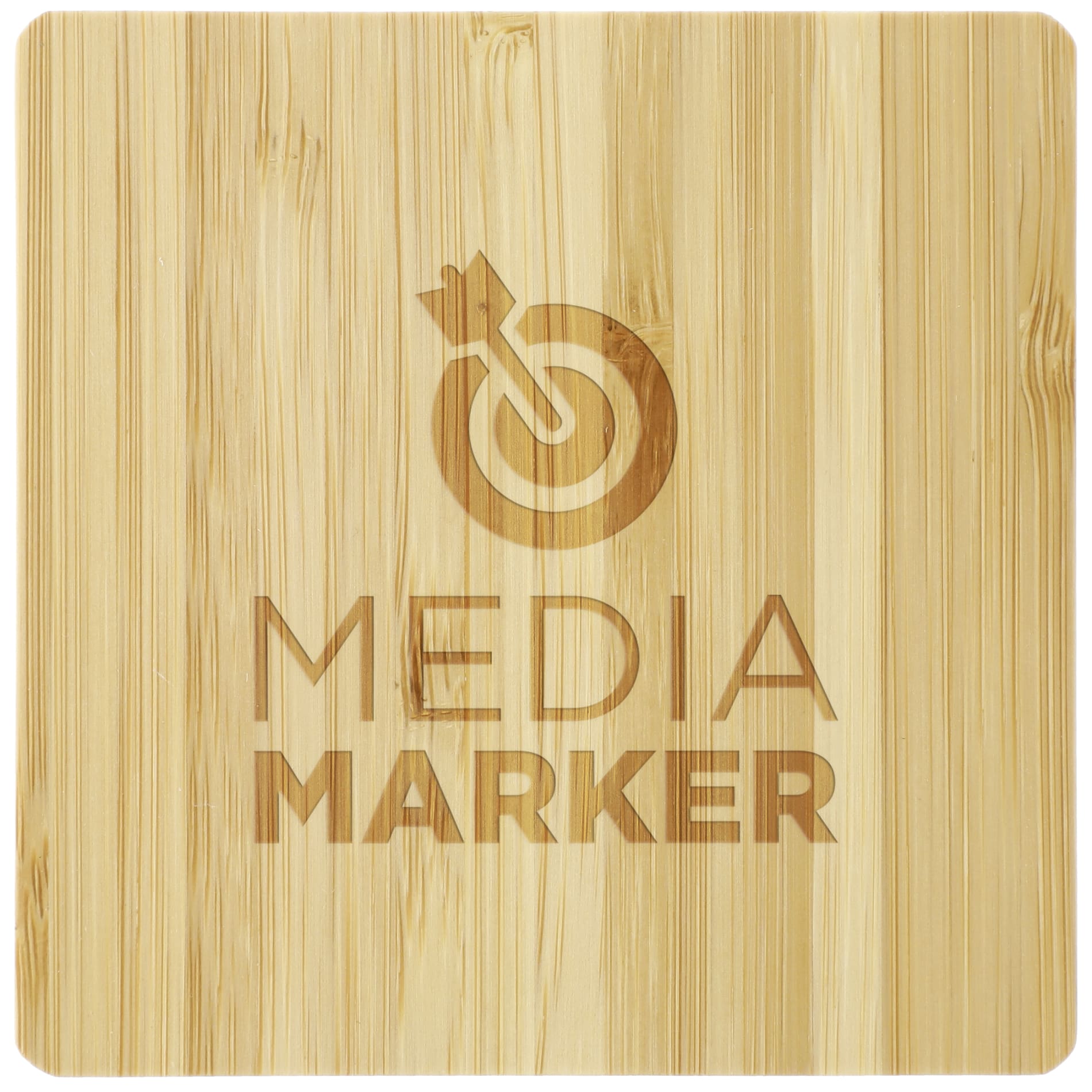 FSC® 100% Bamboo Wireless Charge Pad w/Dual Output