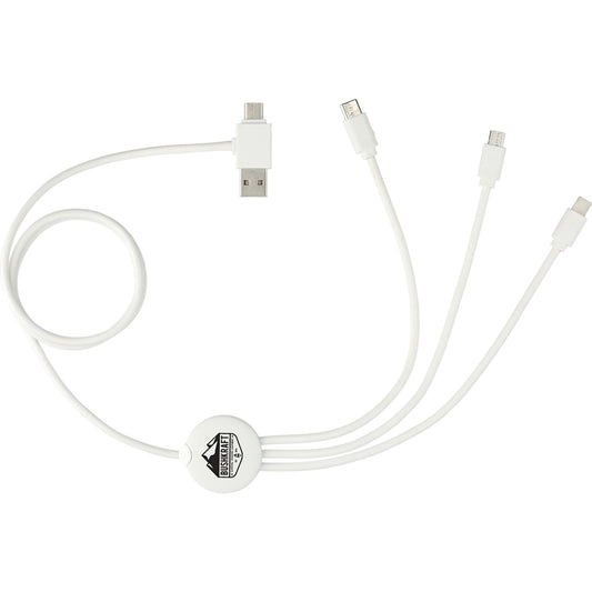 Custom logo 5-in-1 Charging Cable with Coating