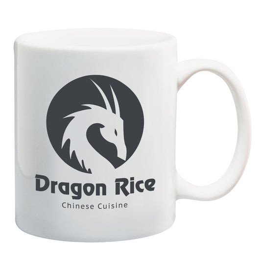 Custom logo 11 Oz. Vitrified Ceramic Mug