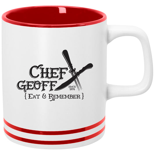 Custom logo 10 Oz. Lacrosse Ceramic Mug