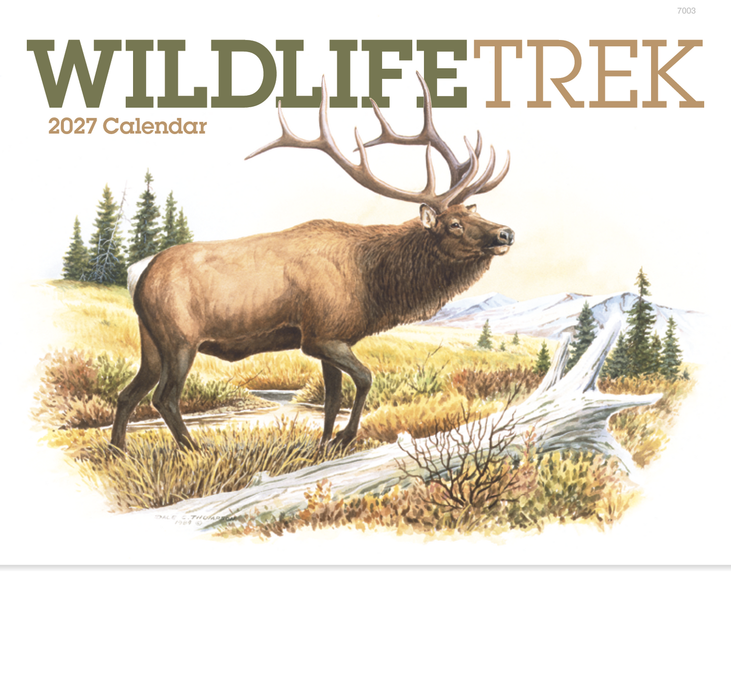 Wildlife Trek - Stapled Calendar