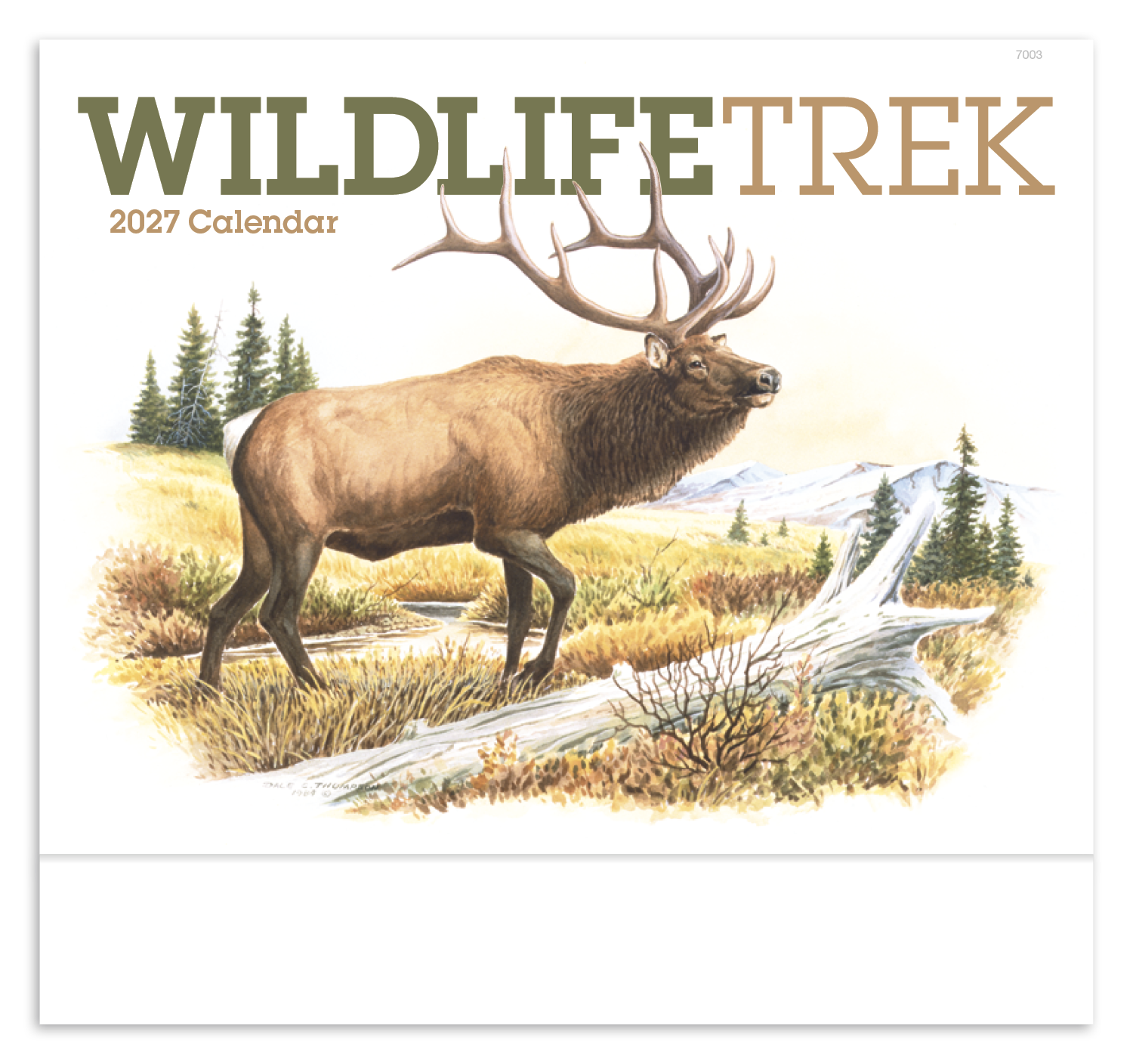 Wildlife Trek - Stapled Calendar