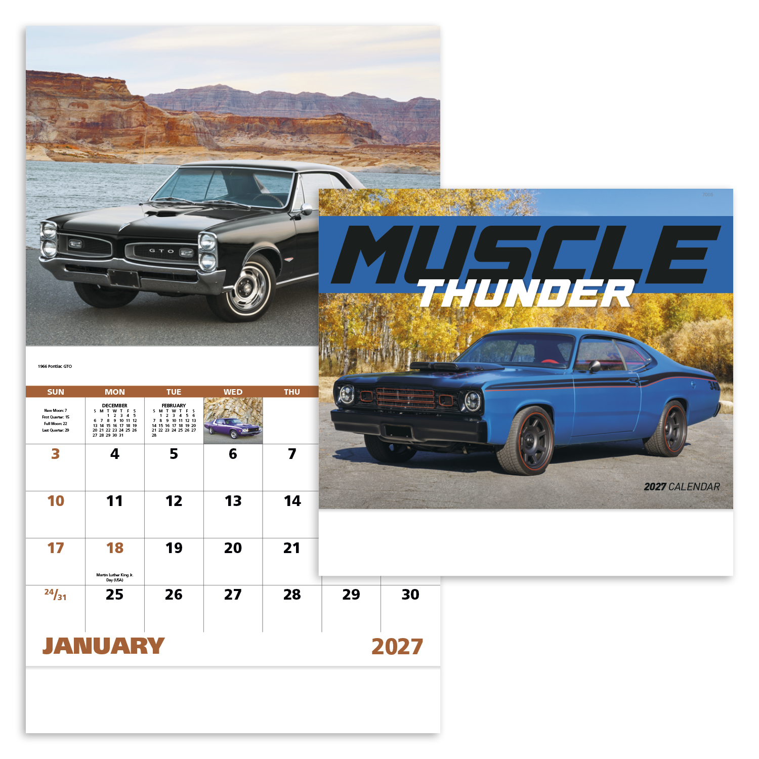 Muscle Thunder - Stapled Calendar