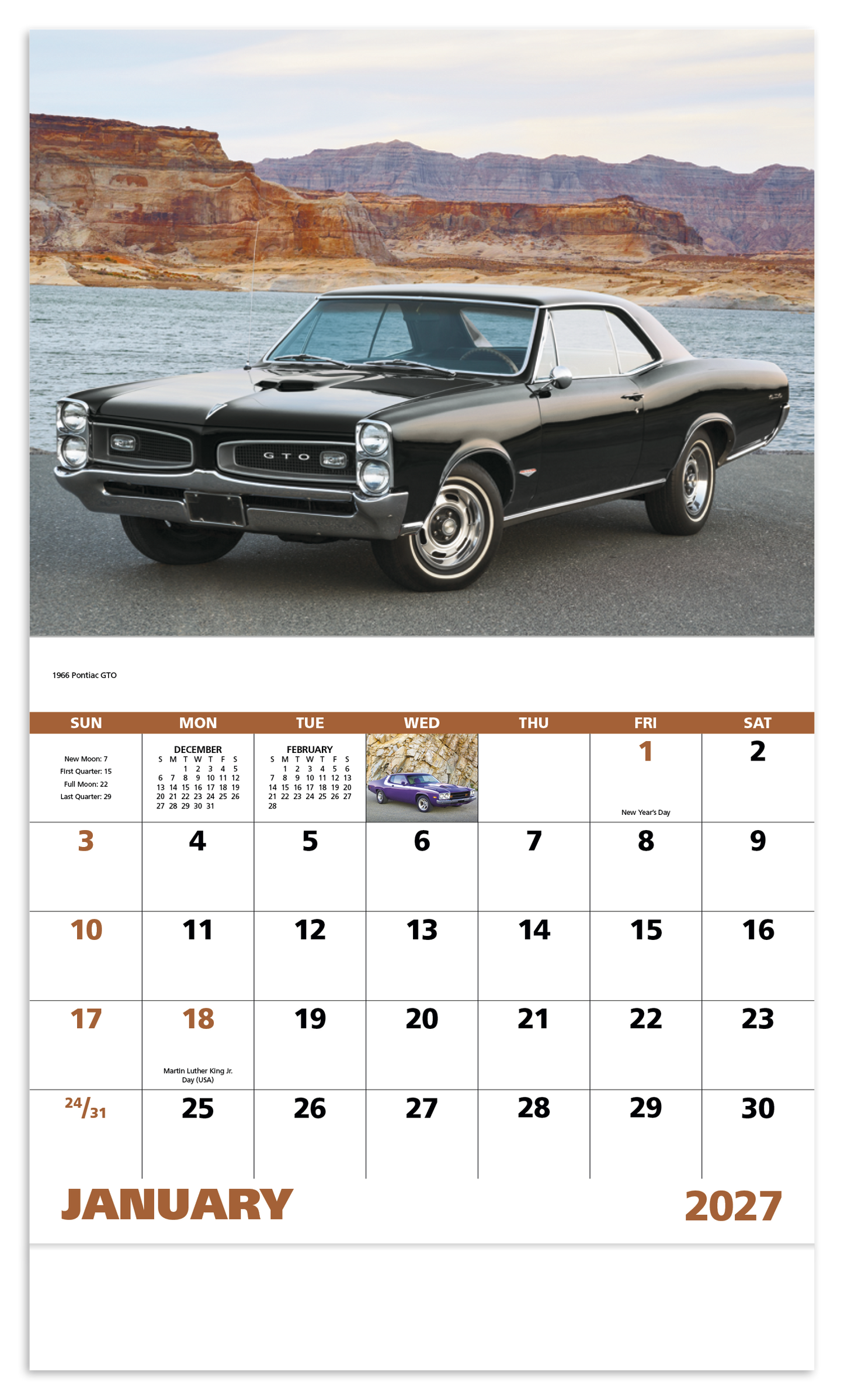 Muscle Thunder - Stapled Calendar
