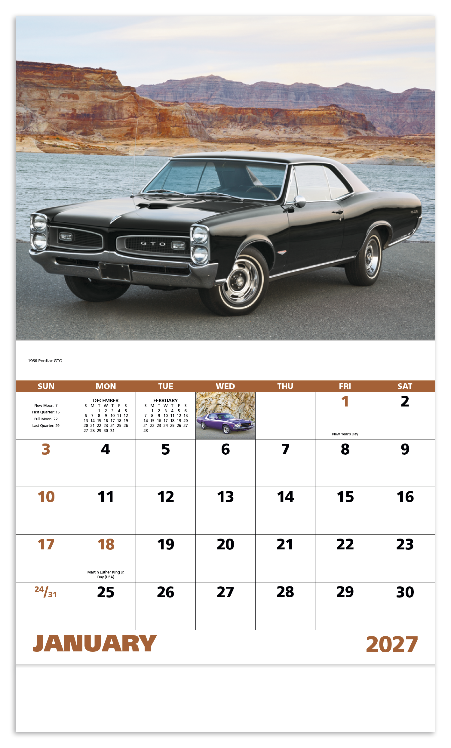 Muscle Thunder - Stapled Calendar