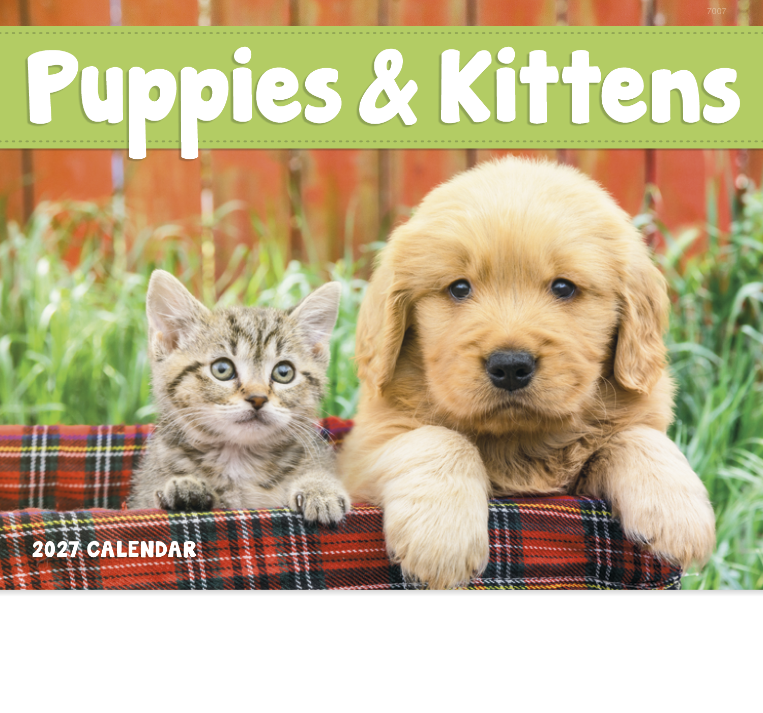 Puppies & Kittens - Stapled Calendar