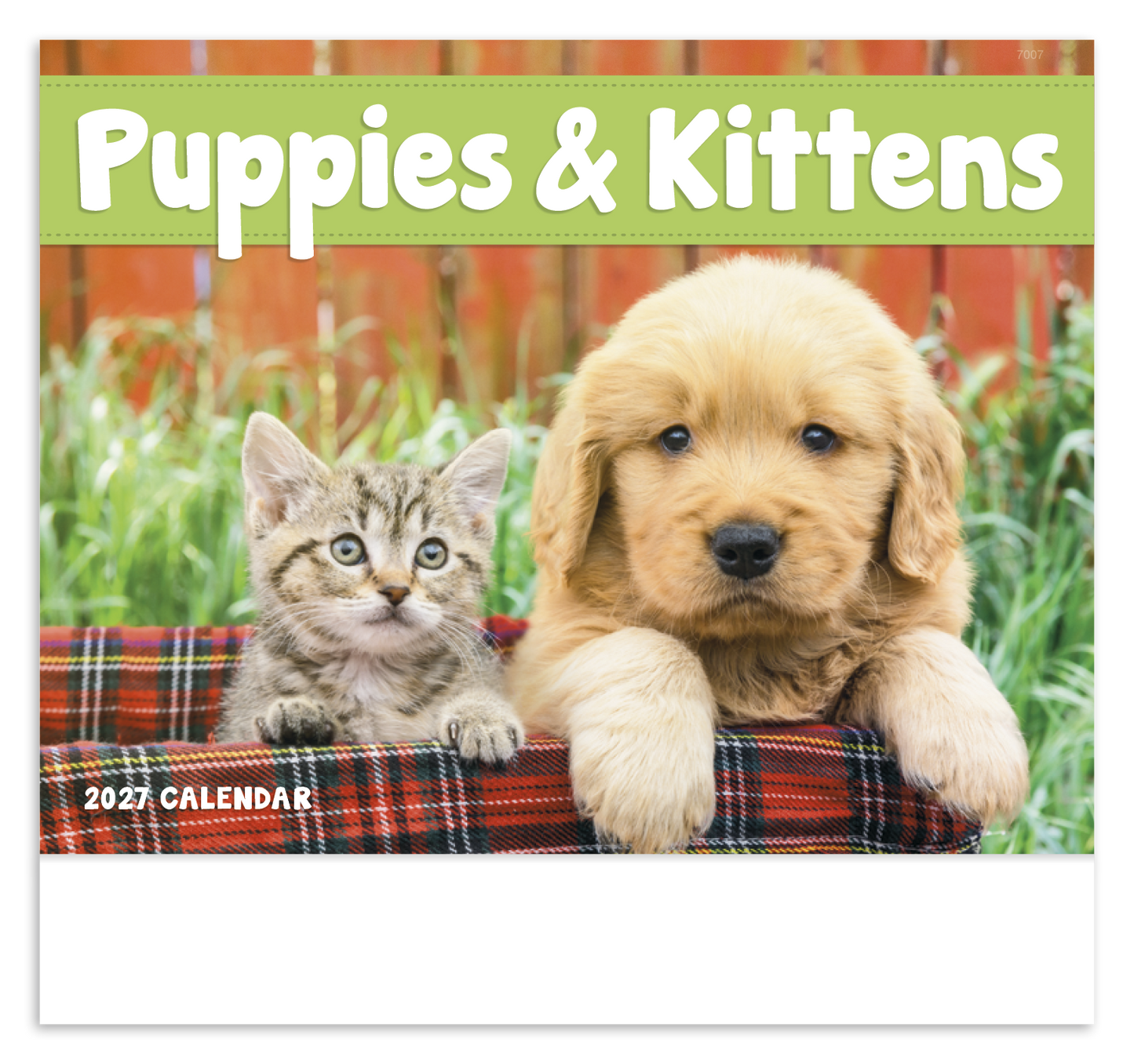 Puppies & Kittens - Stapled Calendar