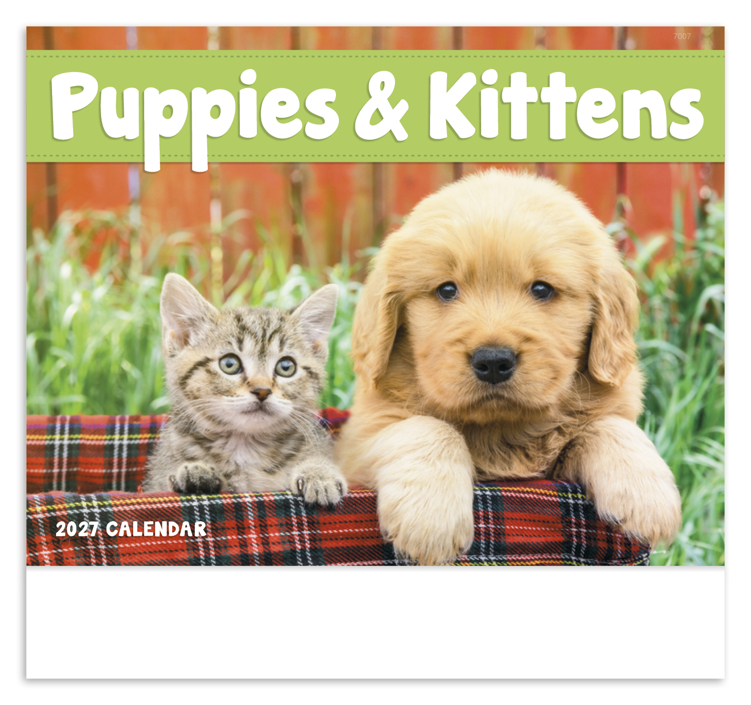 Puppies & Kittens - Stapled Calendar