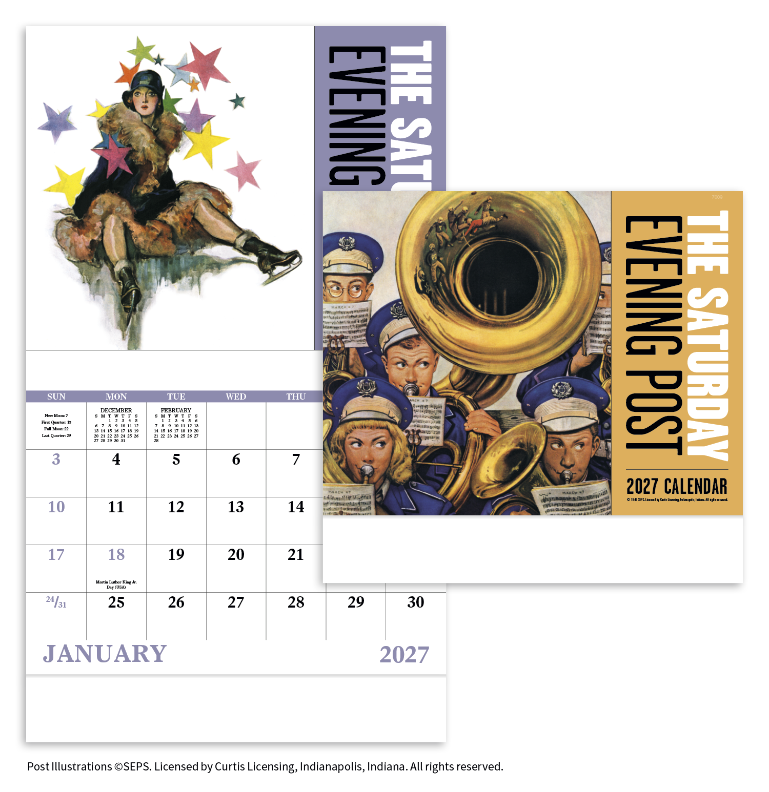 The Saturday Evening Post - Stapled Calendar