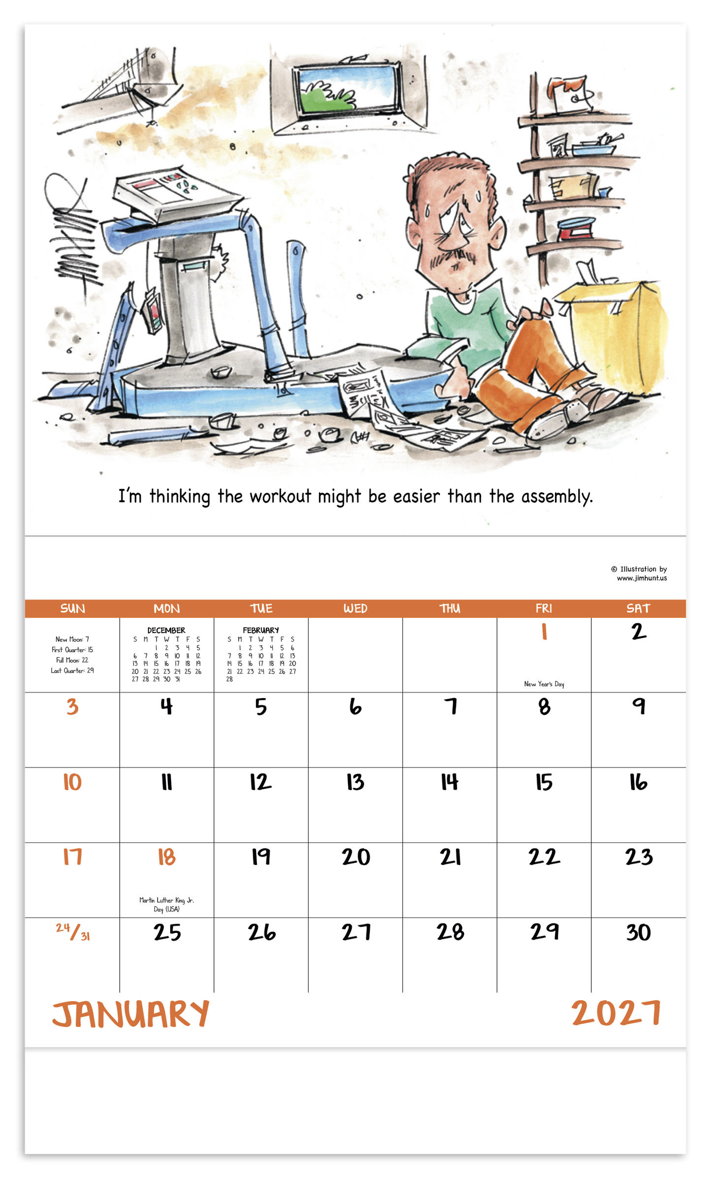 Laughing It Up - Stapled Calendar