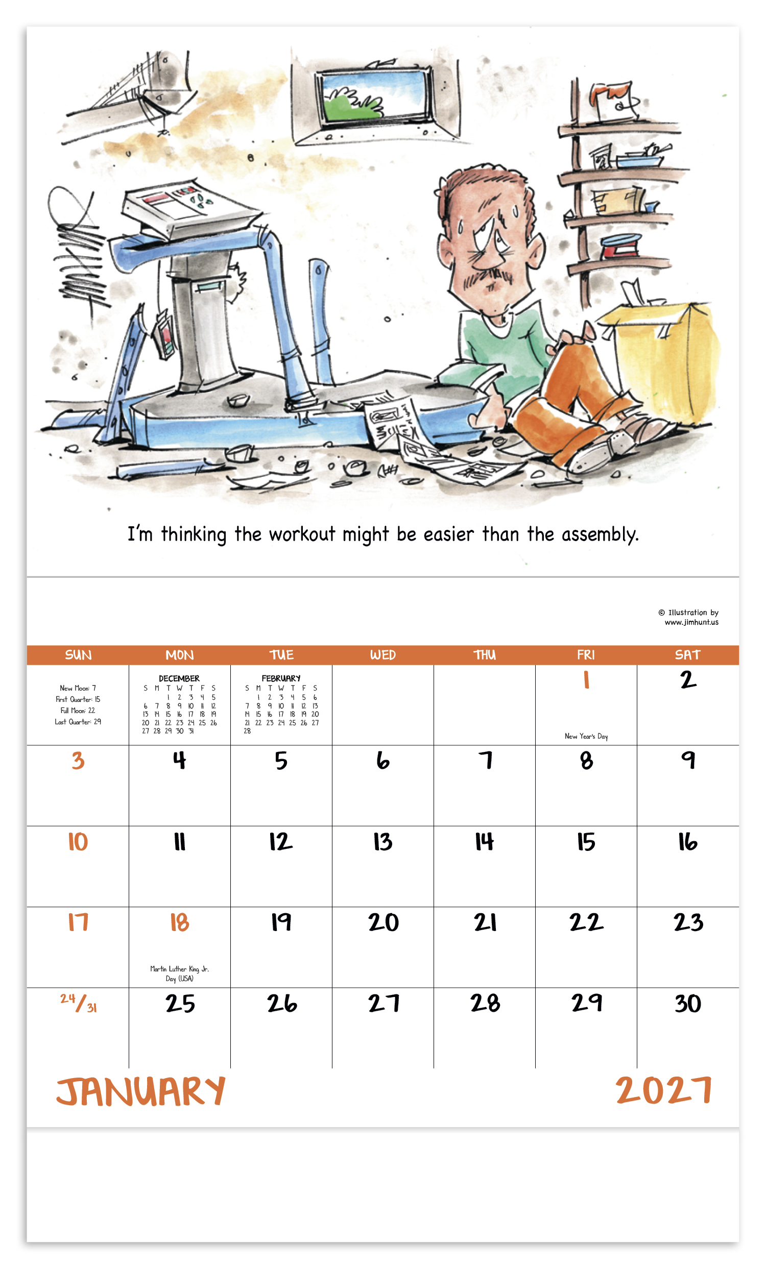 Laughing It Up - Stapled Calendar