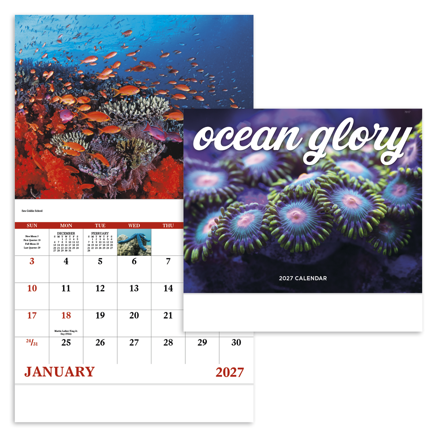 Ocean Glory - Stapled Calendar
