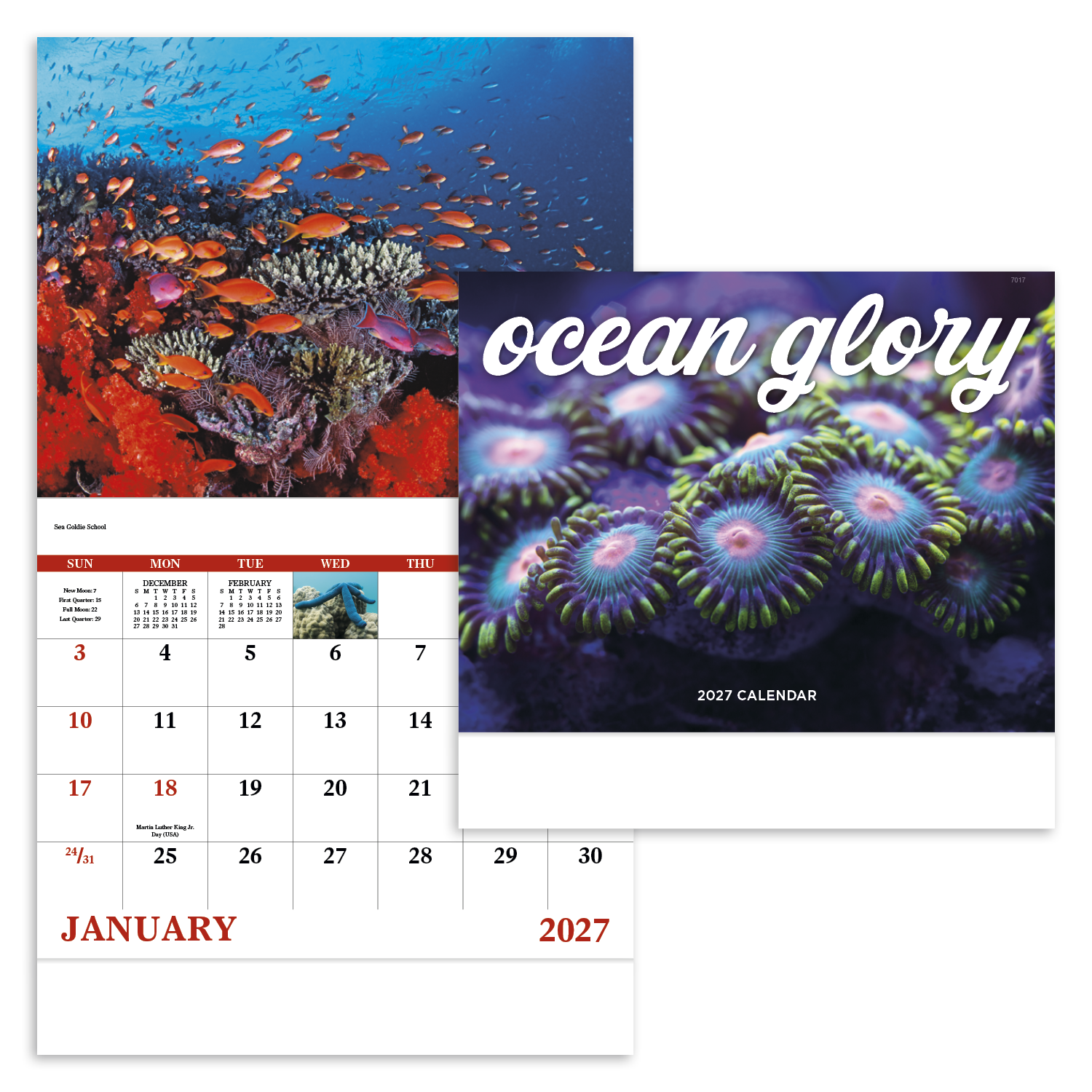 Ocean Glory - Stapled Calendar