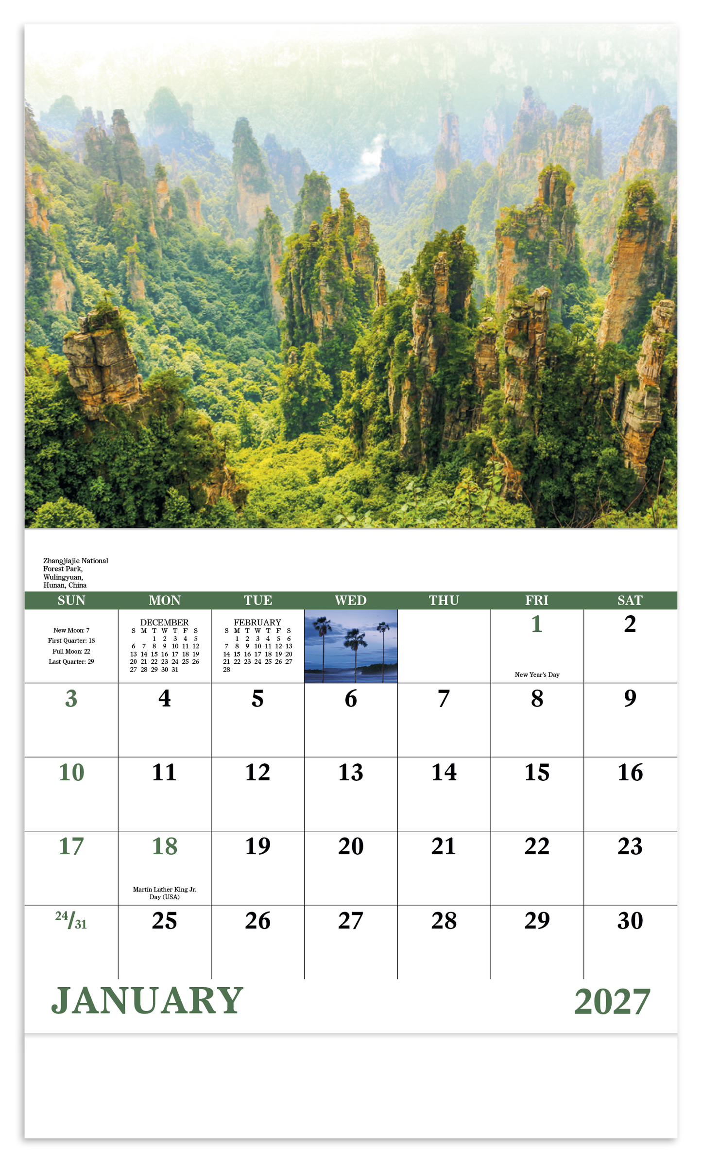Glorious Getaways - Stapled Calendar