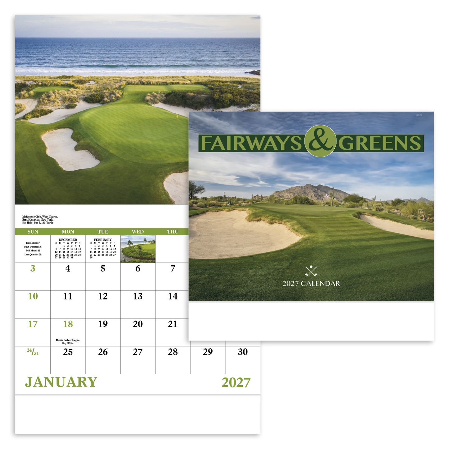Fairways & Greens - Stapled Calendar
