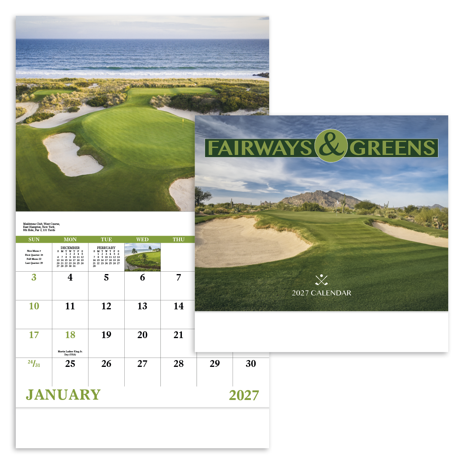 Fairways & Greens - Stapled Calendar