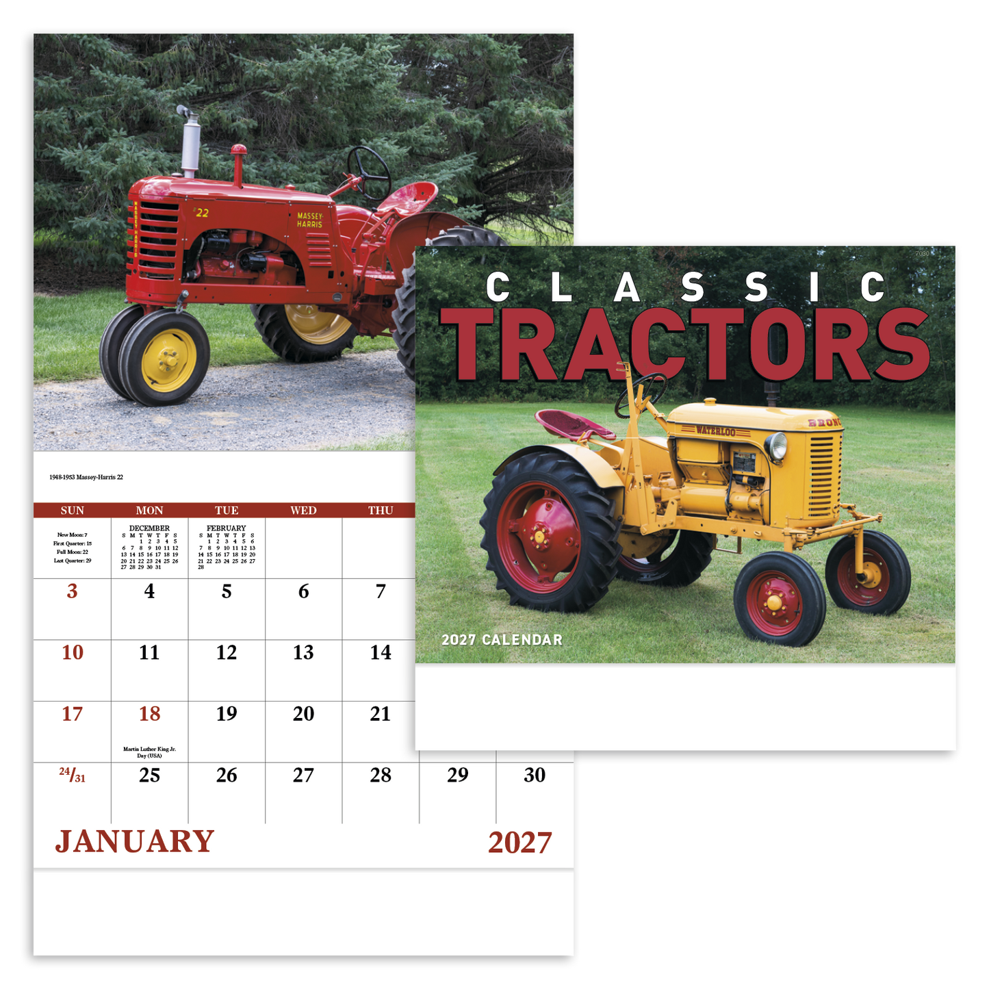 Classic Tractor - Stapled Calendar