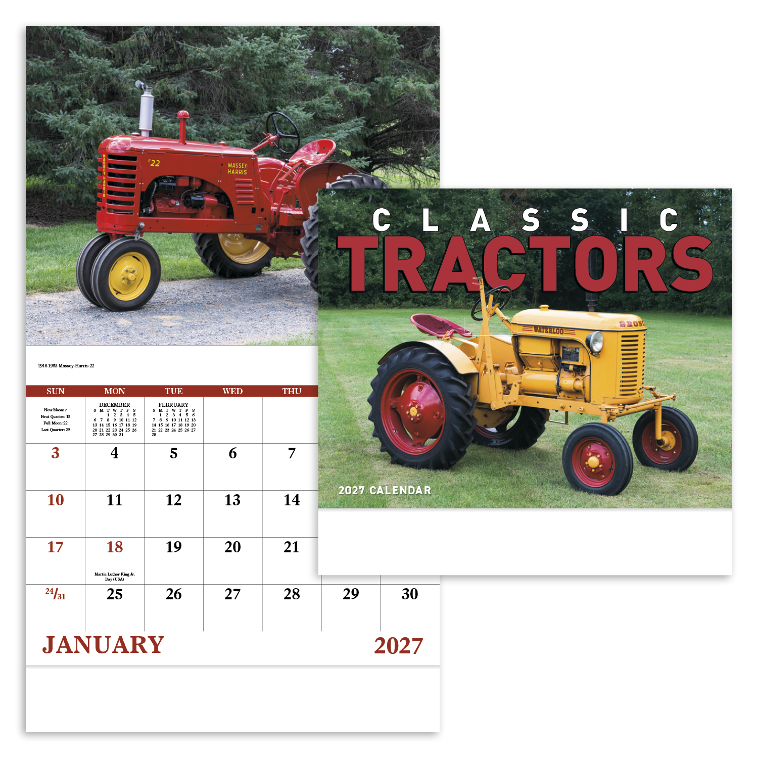 Classic Tractor - Stapled Calendar