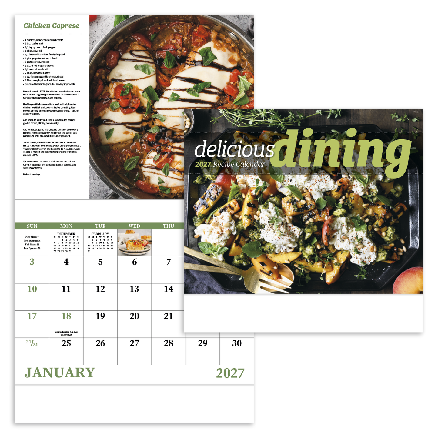 Delicious Dining - Stapled Calendar