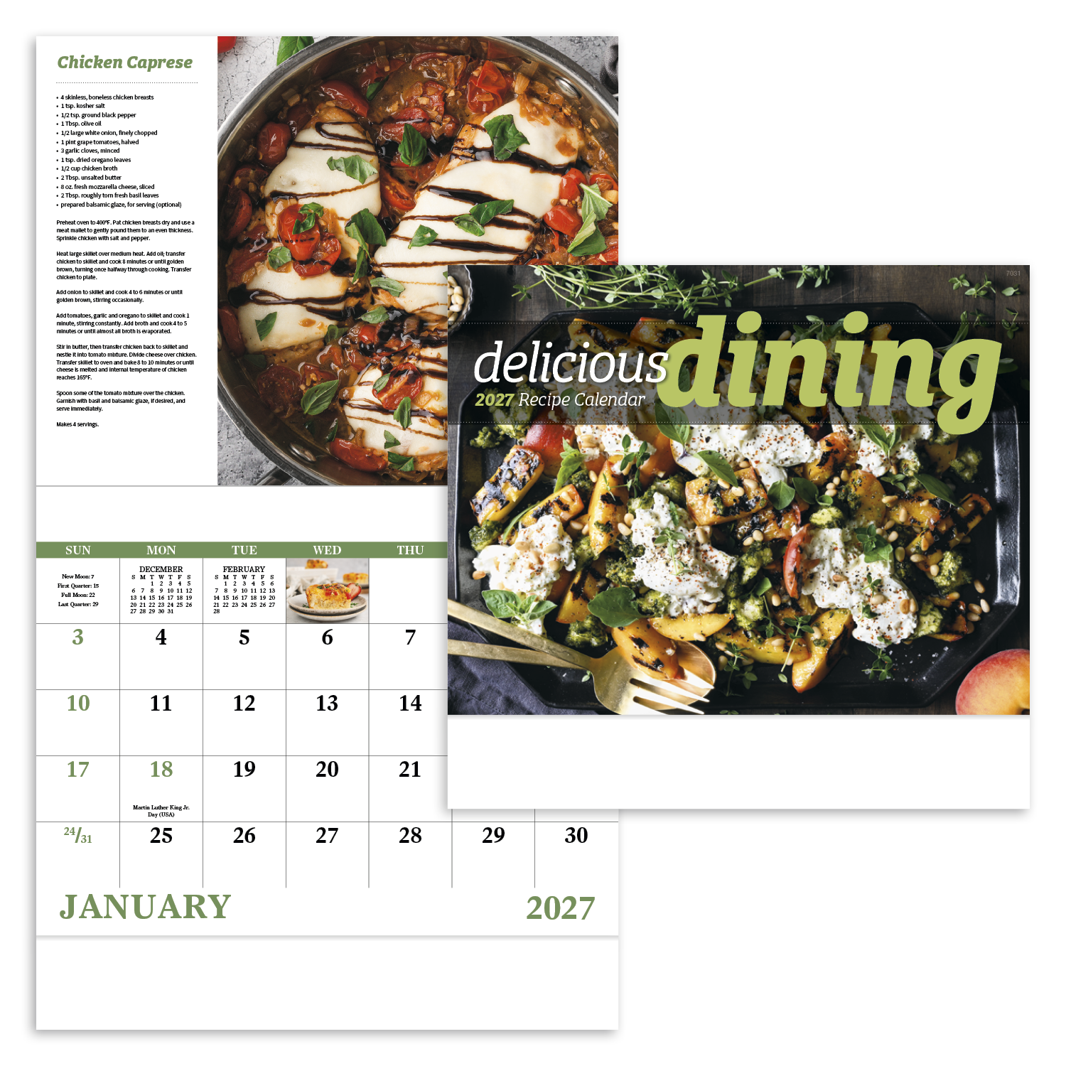 Delicious Dining - Stapled Calendar