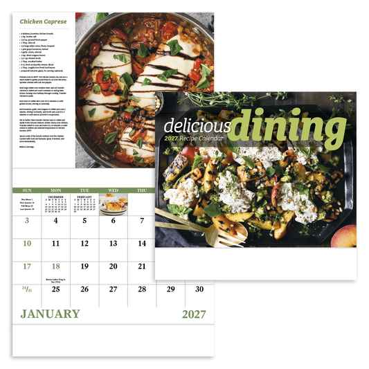 Delicious Dining - Stapled Calendar