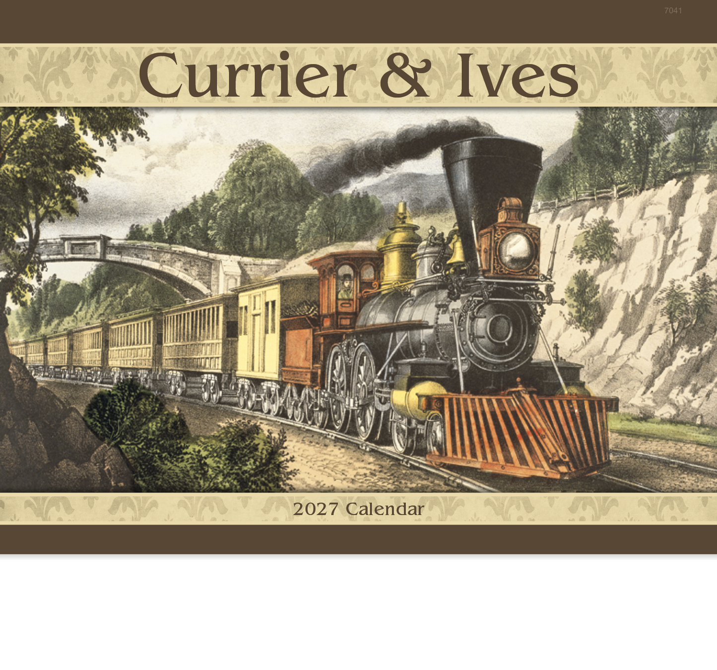 Currier & Ives - Stapled Calendar