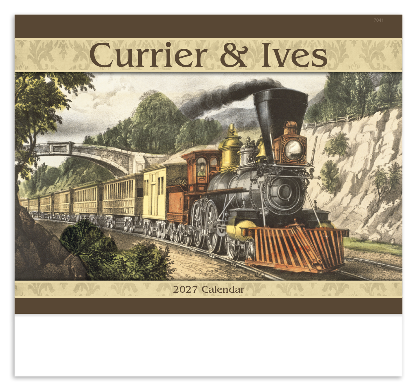Currier & Ives - Stapled Calendar