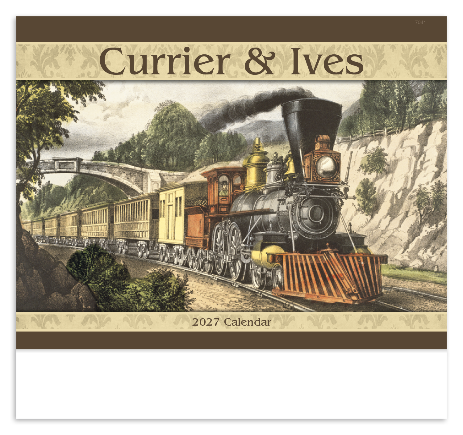 Currier & Ives - Stapled Calendar
