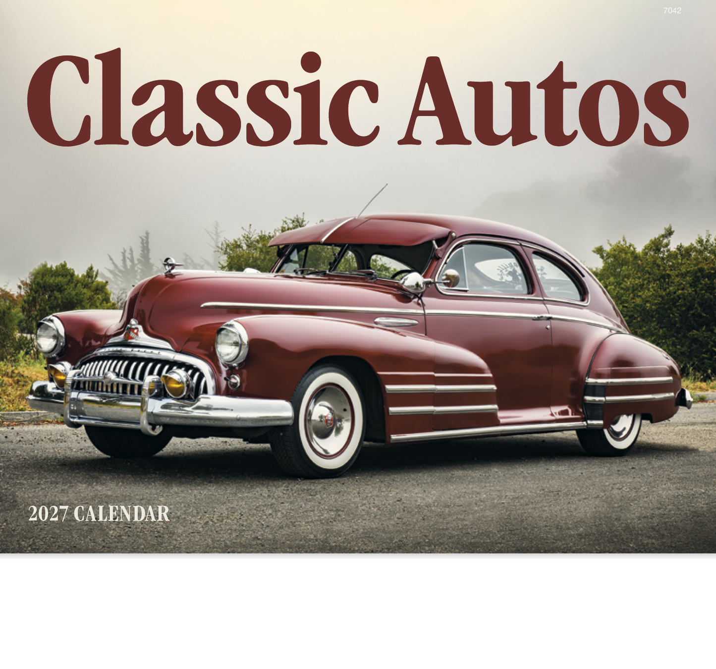 Classic Autos - Stapled Calendar