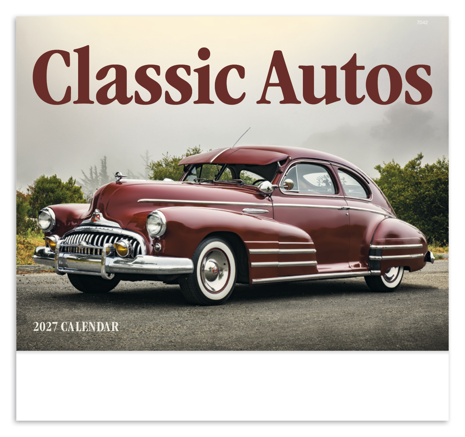 Classic Autos - Stapled Calendar
