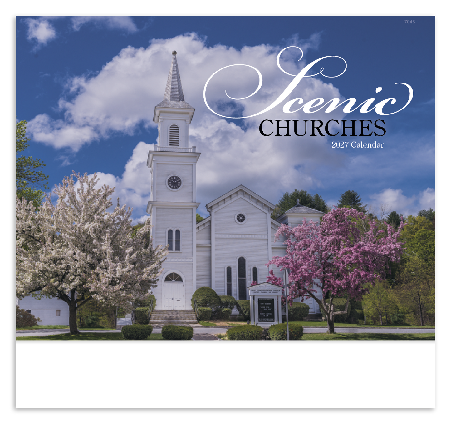 Scenic Churches - Stapled Calendar