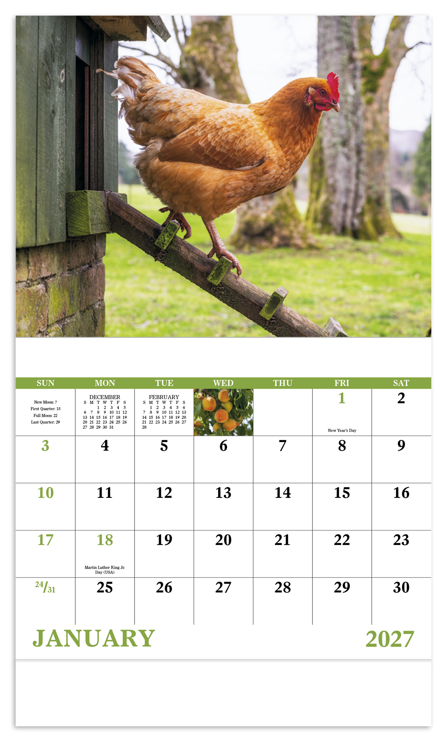 Agriculture - Stapled Calendar