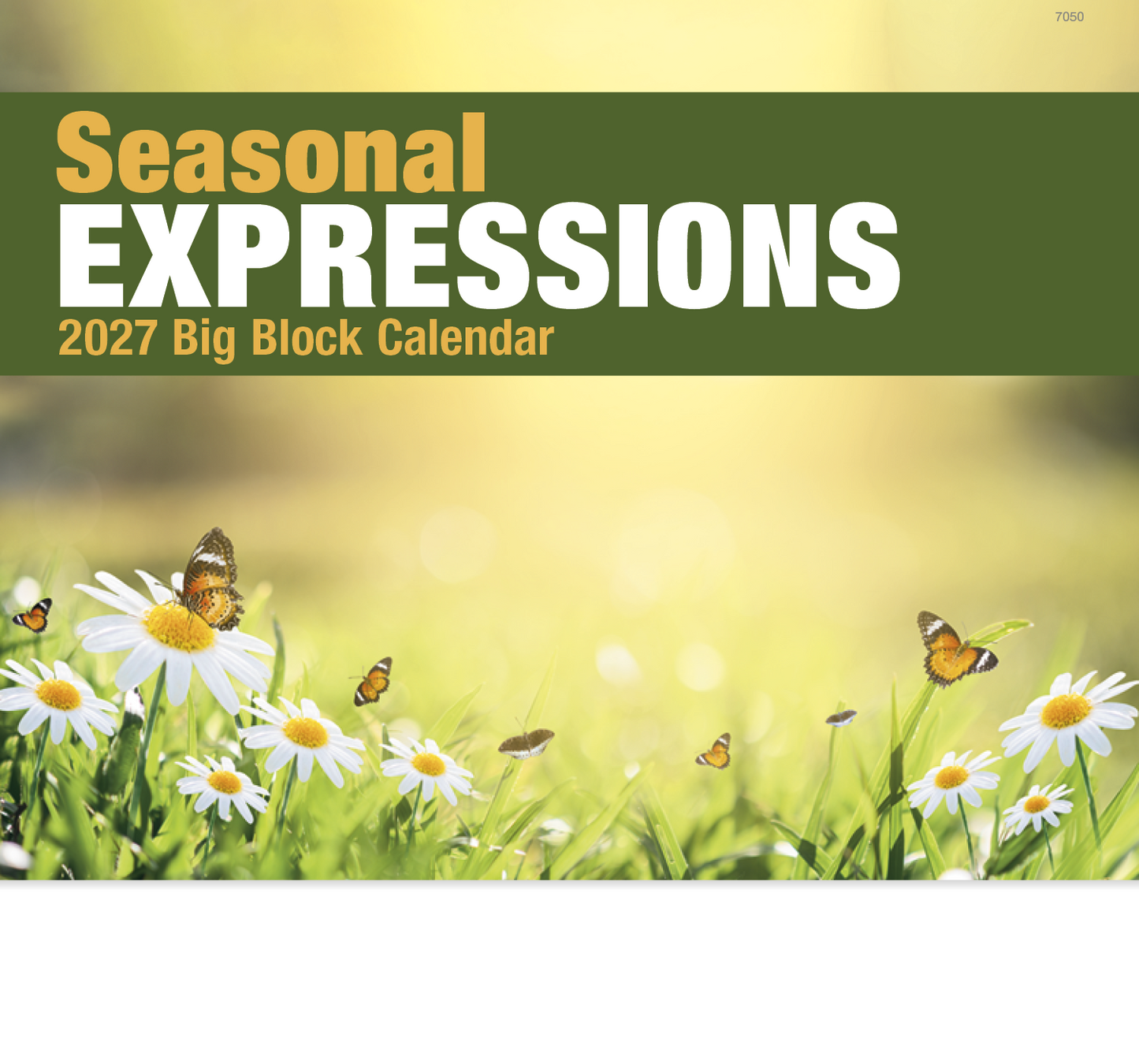 Seasonal Expressions Big Block - Stapled Calendar