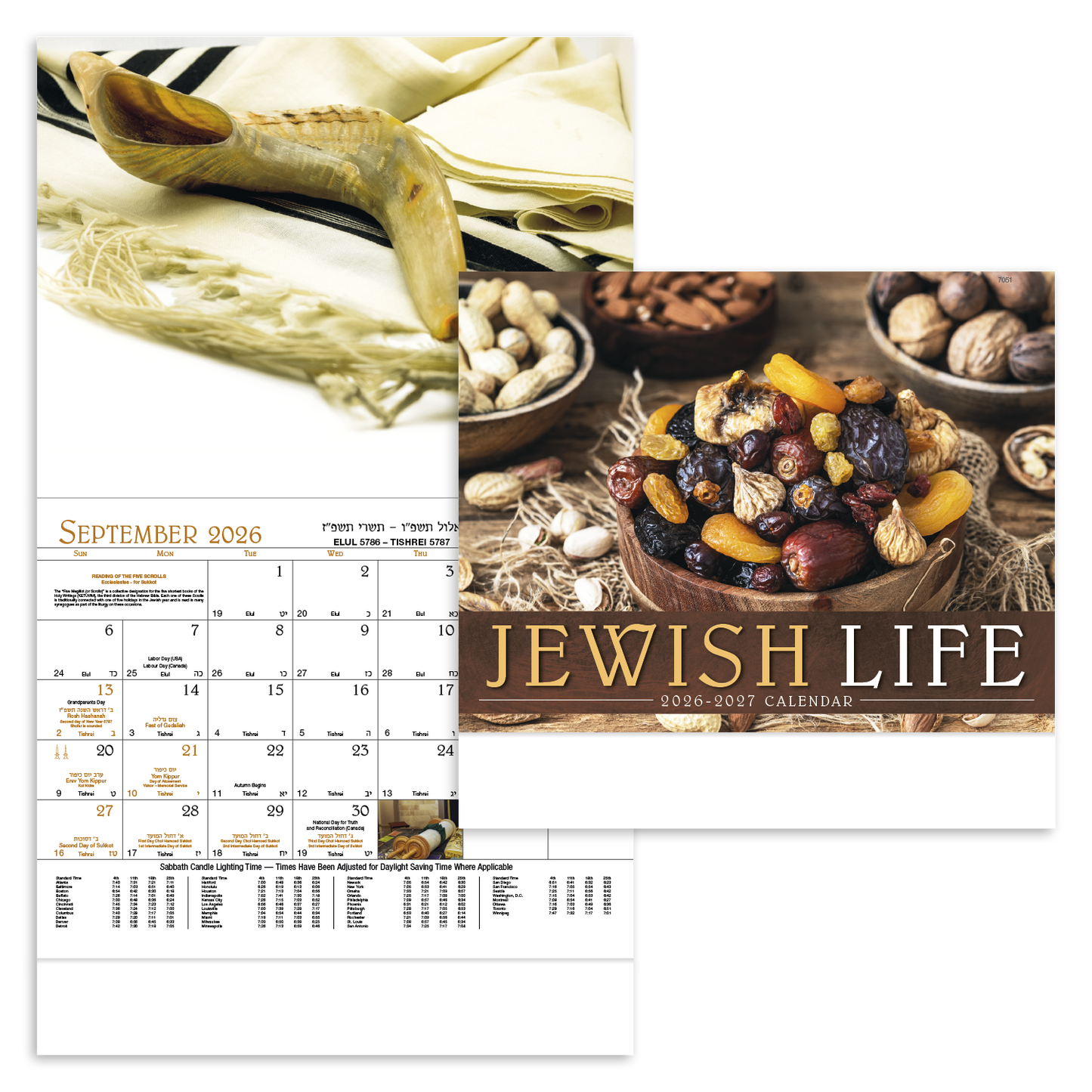 Jewish Life - Stapled Calendar