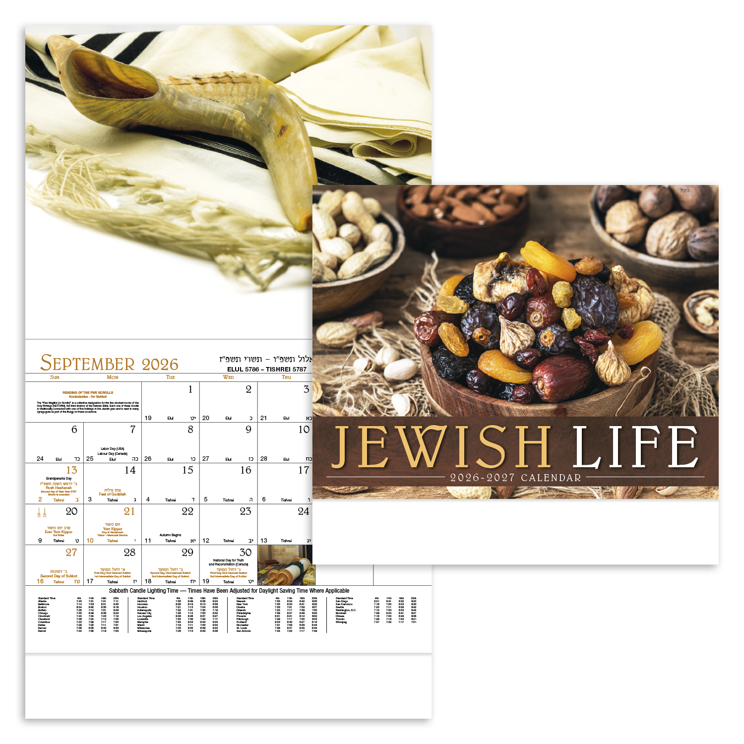 Jewish Life - Stapled Calendar