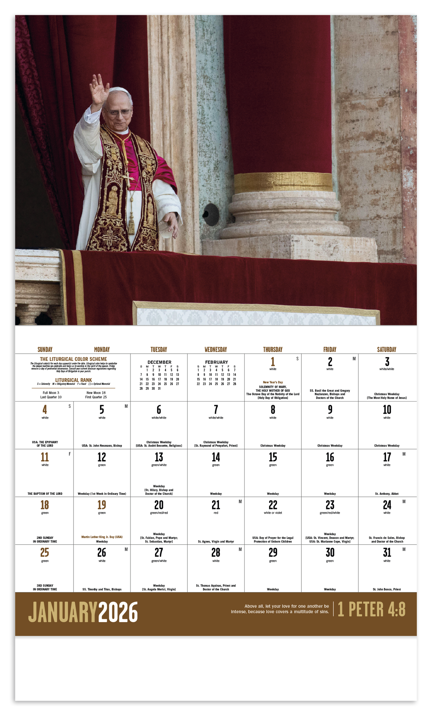 Catholic Spirit - Stapled Calendar