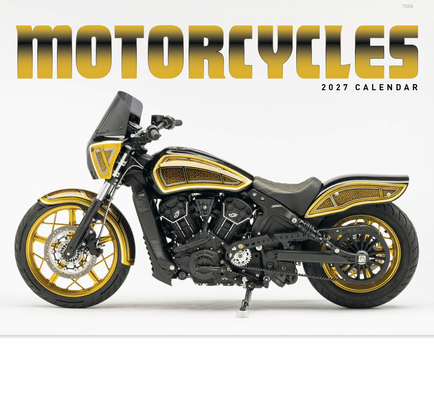 Motorcycles - Stapled Calendar