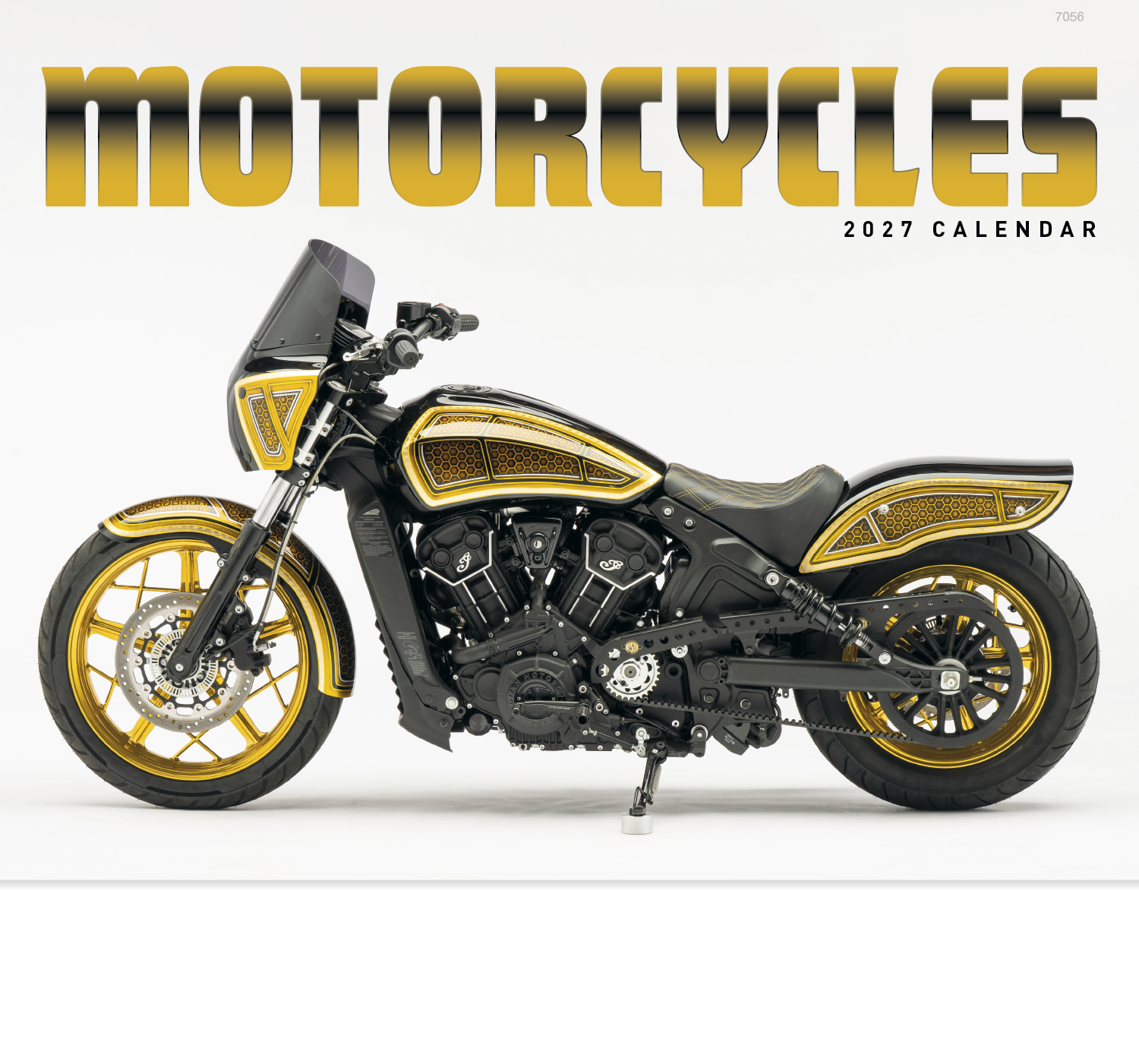 Motorcycles - Stapled Calendar