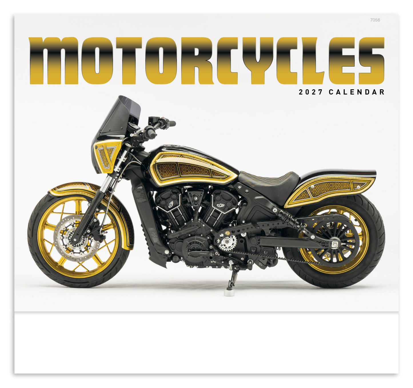 Motorcycles - Stapled Calendar