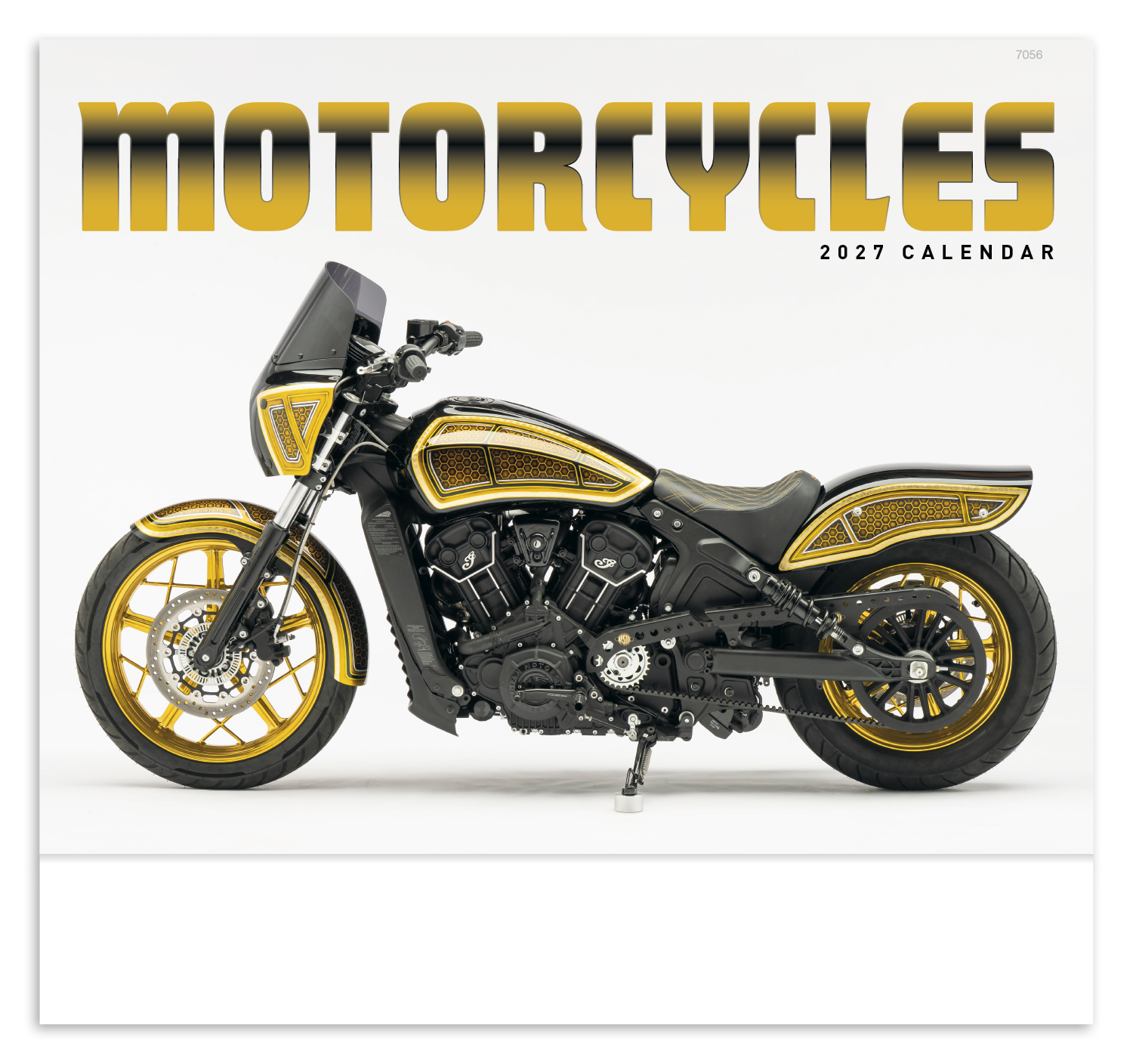 Motorcycles - Stapled Calendar