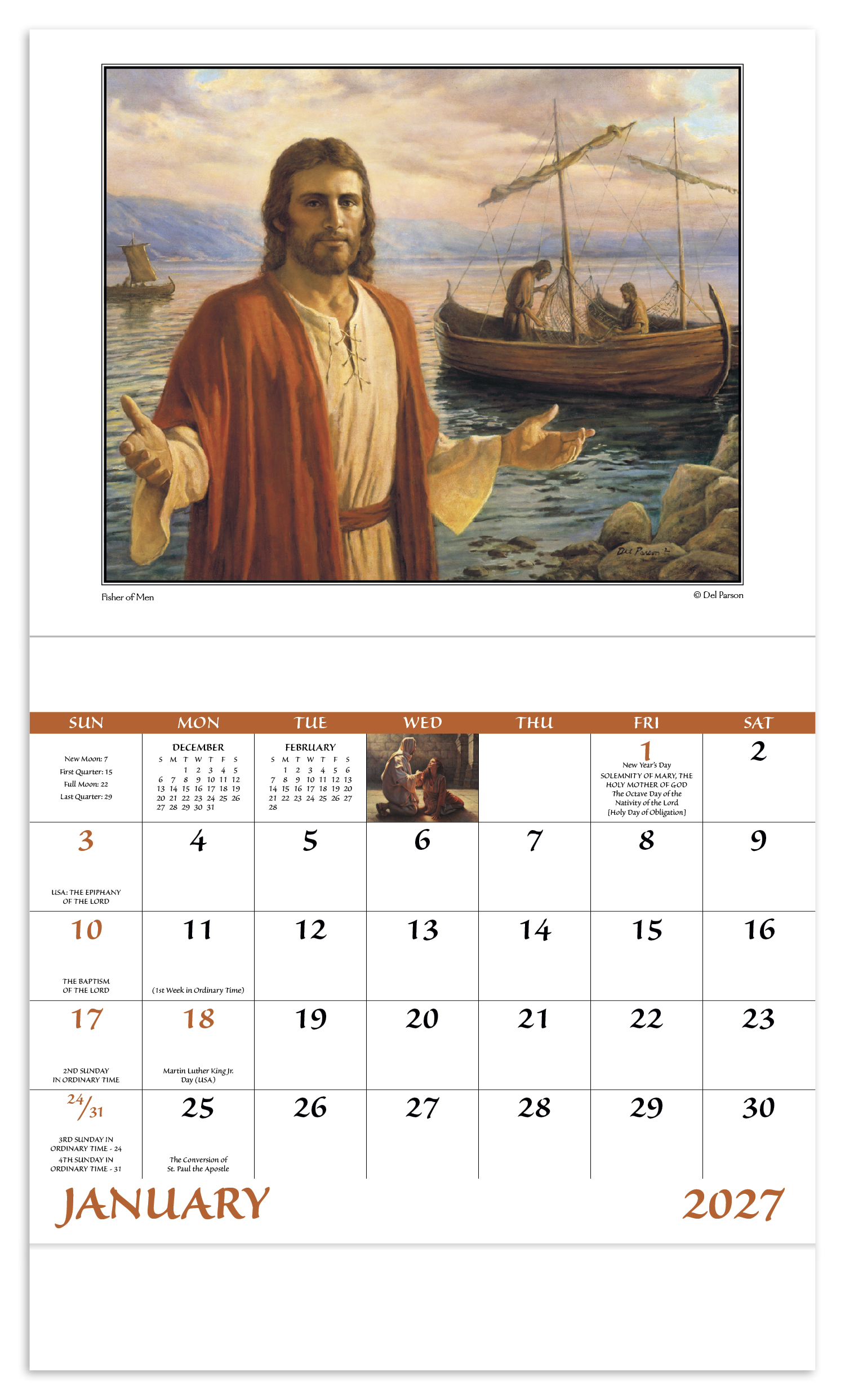 God's Gift - Stapled Calendar