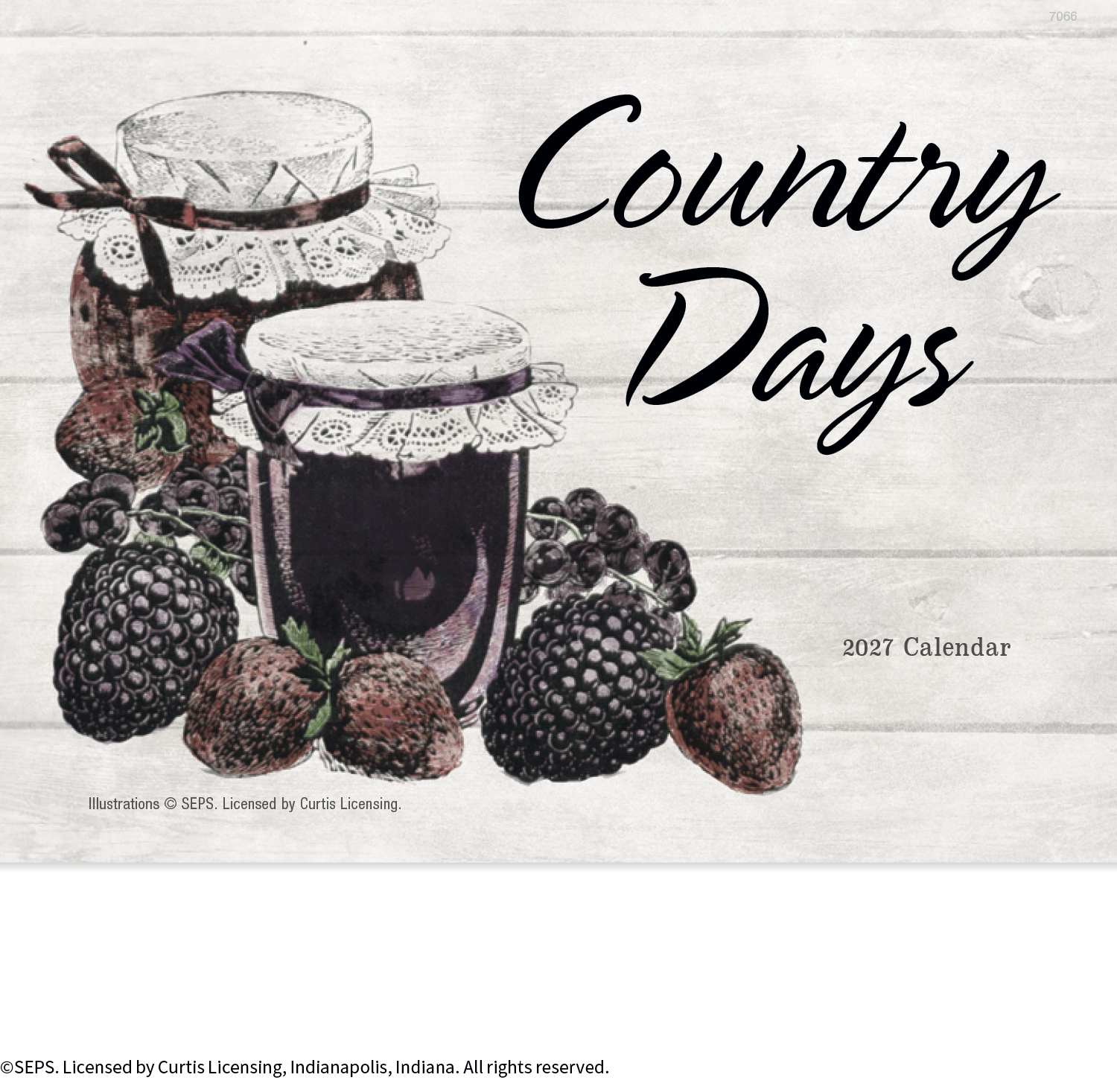 Country Days - Stapled Calendar