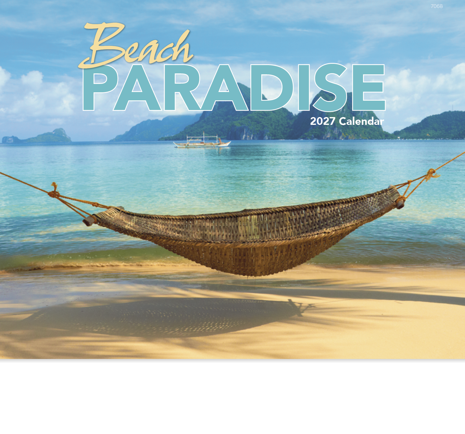 Beach Paradise - Stapled Calendar