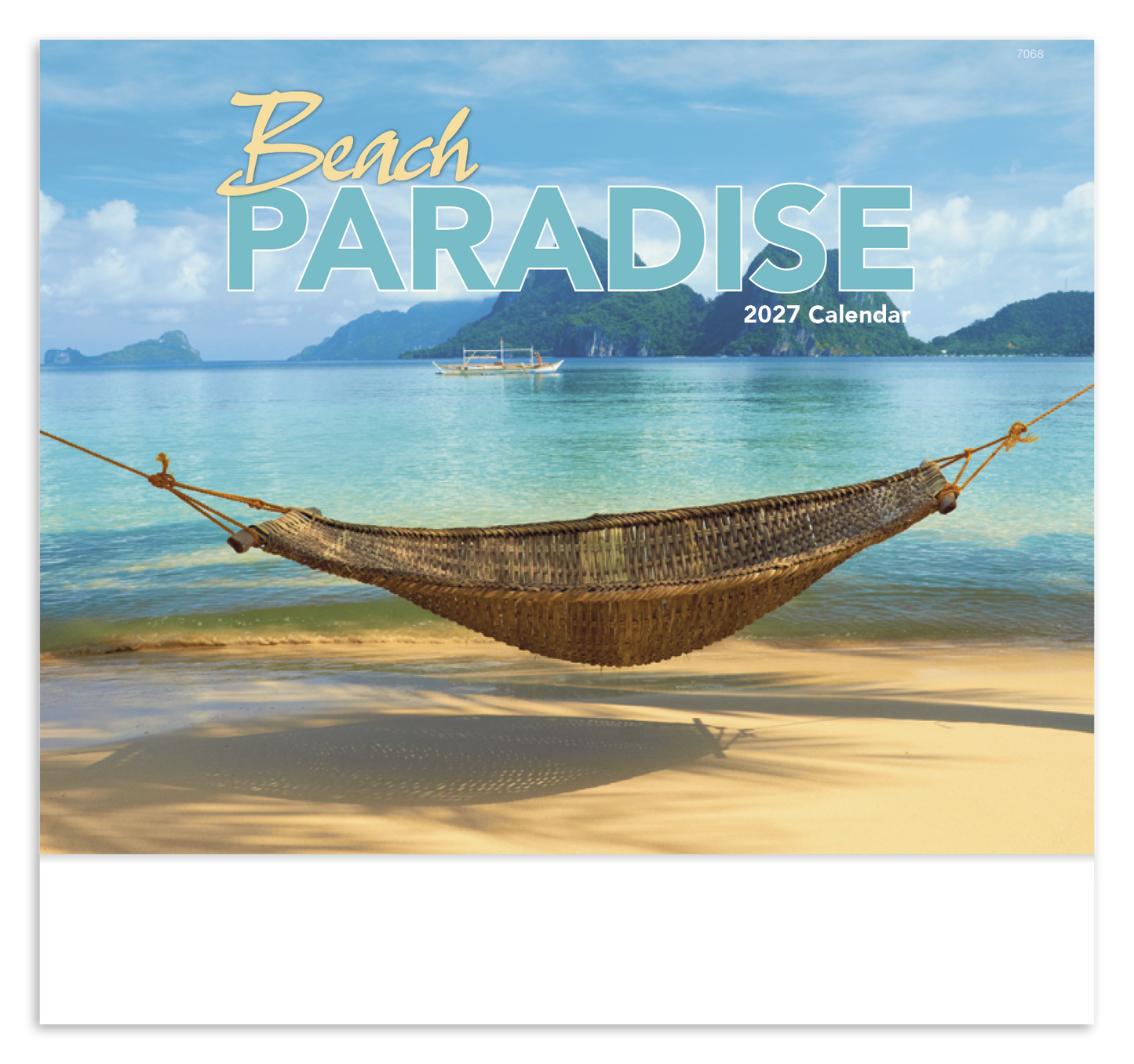 Beach Paradise - Stapled Calendar