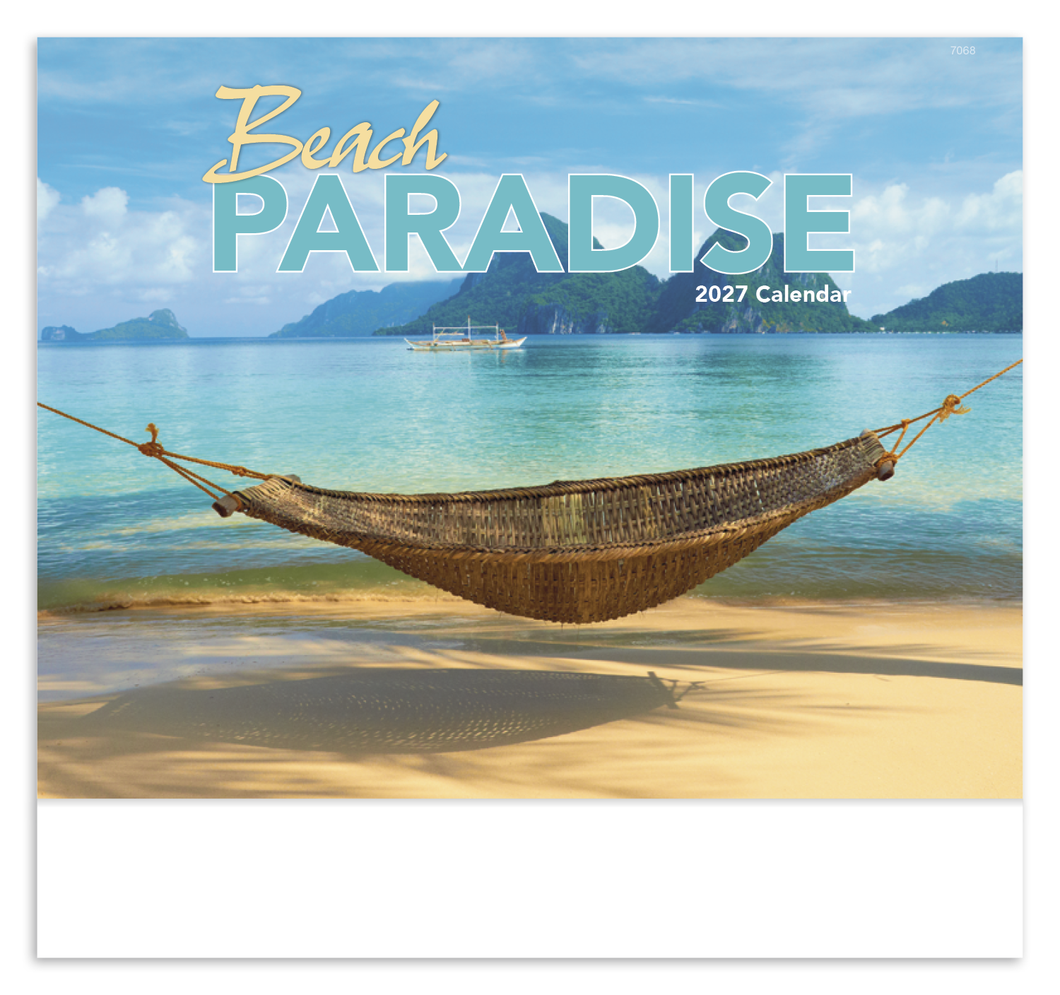 Beach Paradise - Stapled Calendar