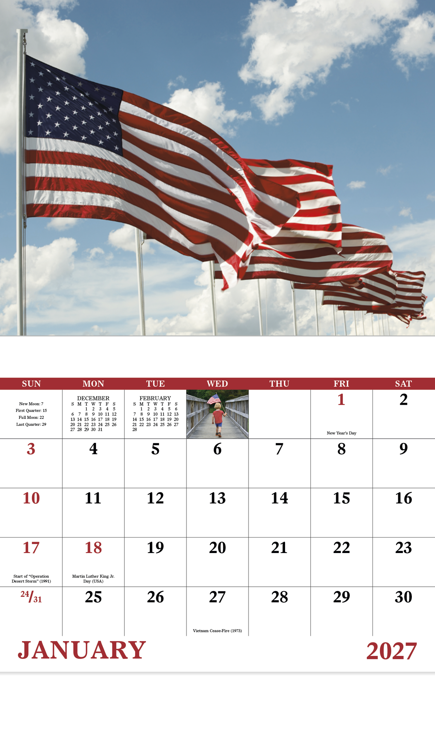 Celebrate America - Stapled Calendar