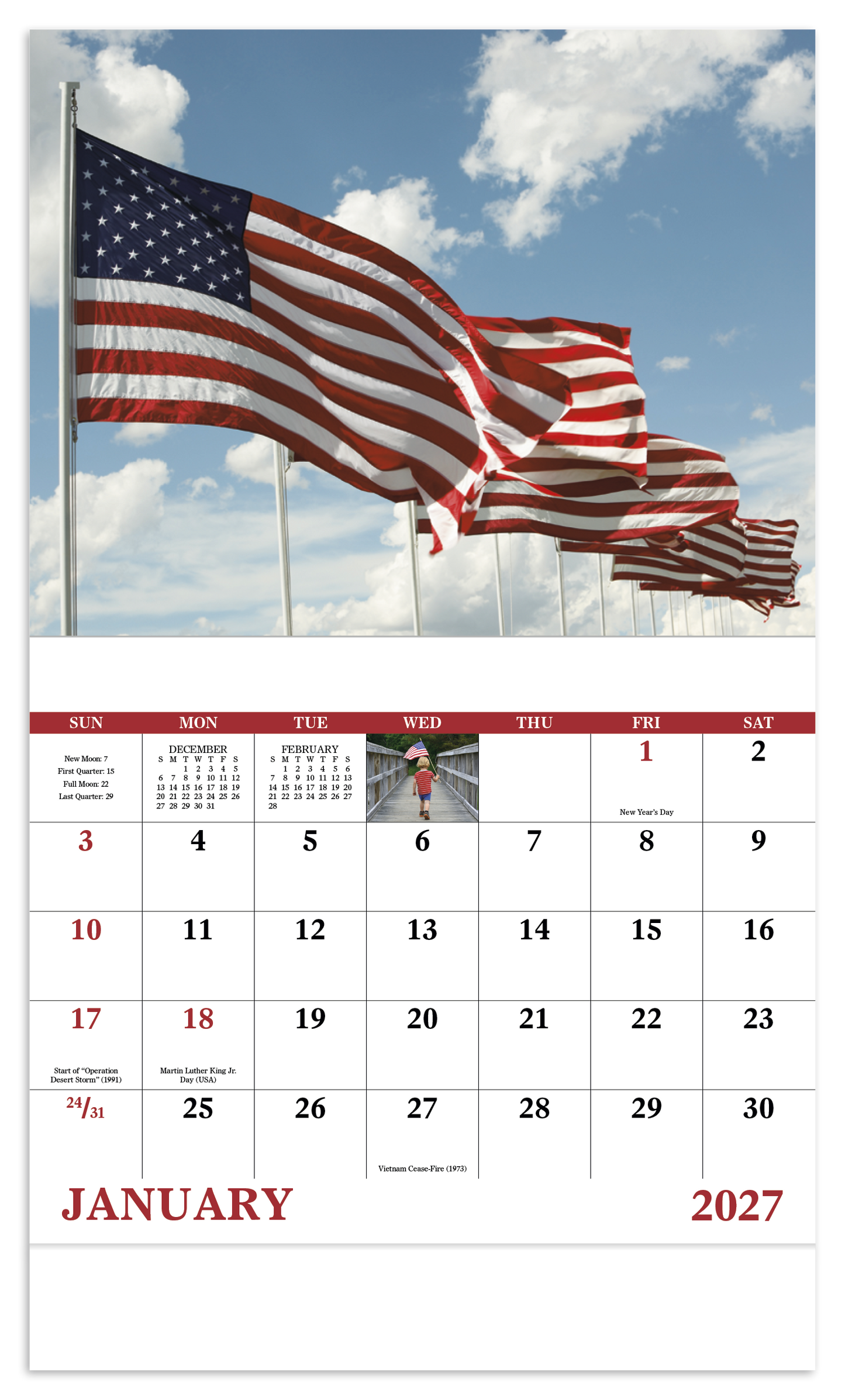 Celebrate America - Stapled Calendar