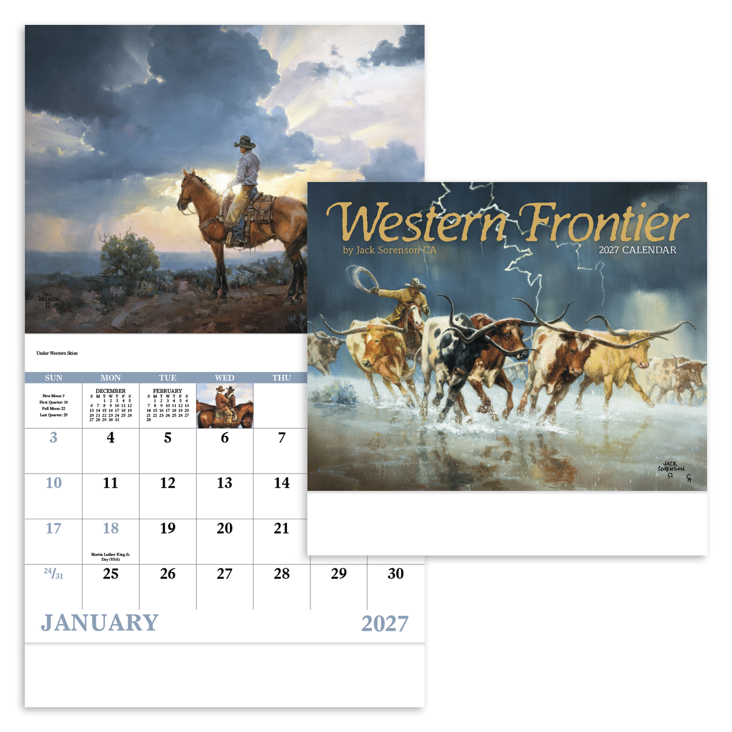 Western Frontier - Stapled Calendar
