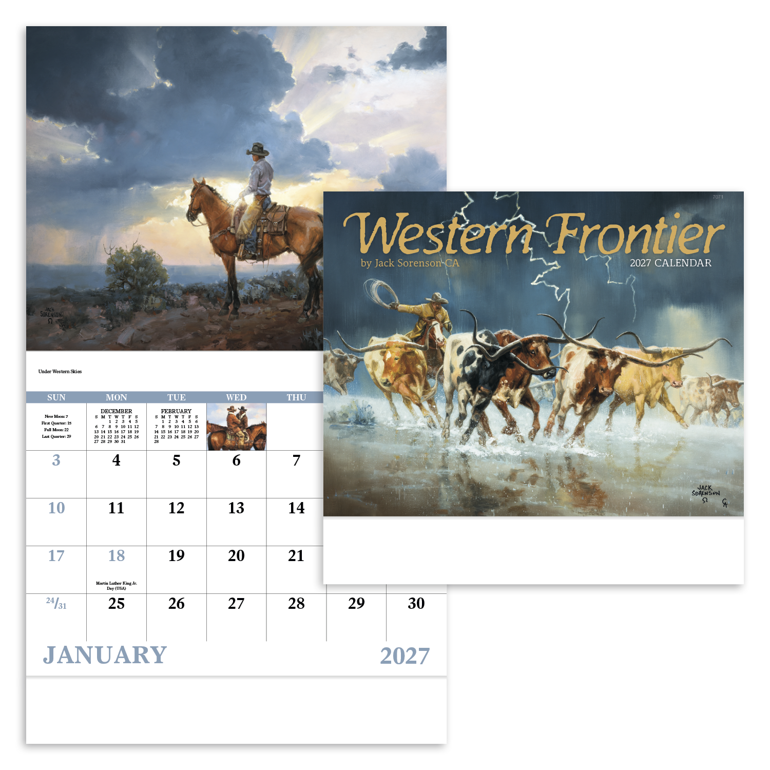 Western Frontier - Stapled Calendar