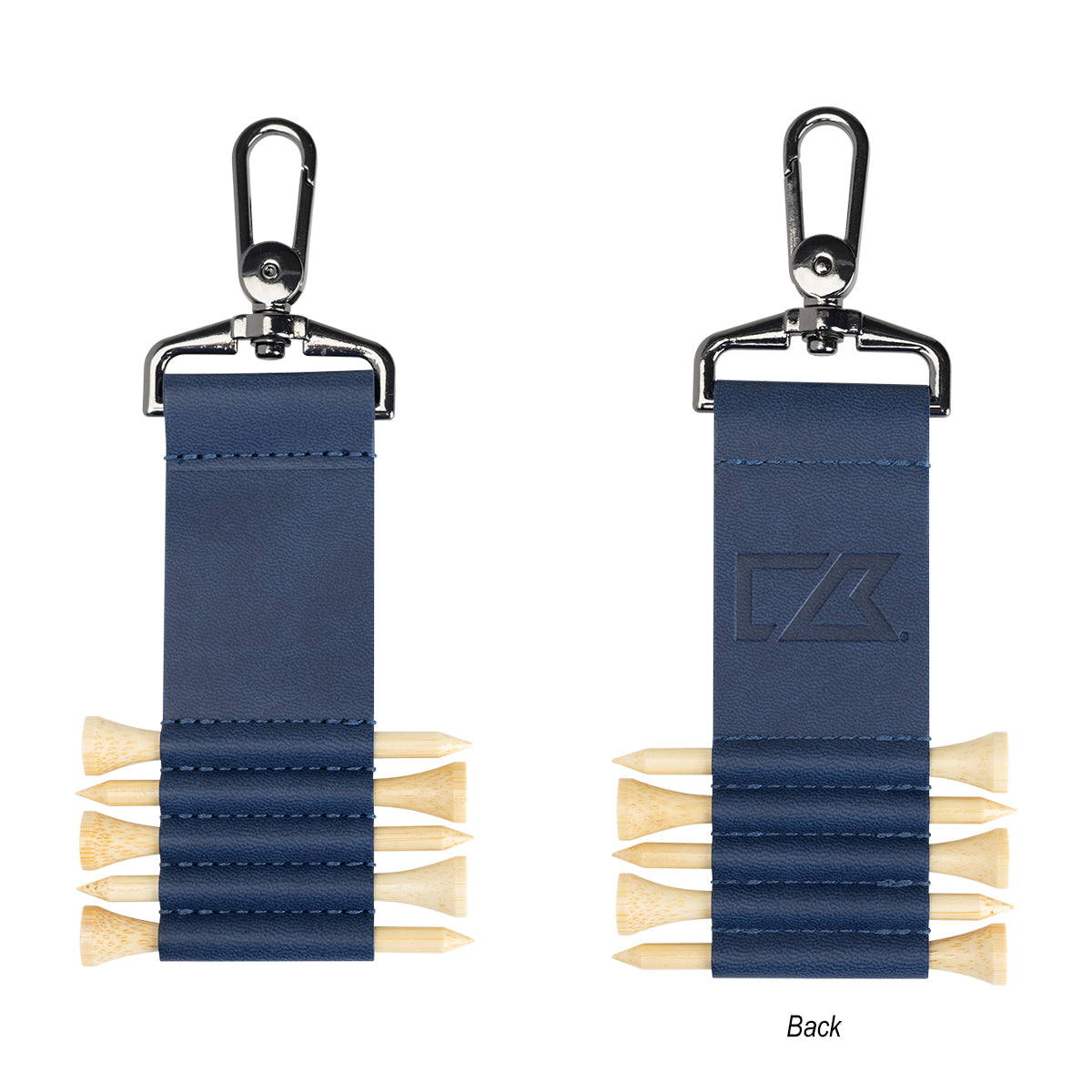 Cutter & Buck®  rPET And Bamboo Golf Tee Set Keychain